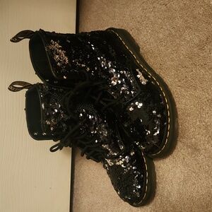 Dr Martens sequin boots